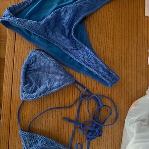 Triangl Swimwear Blue Bikini Set